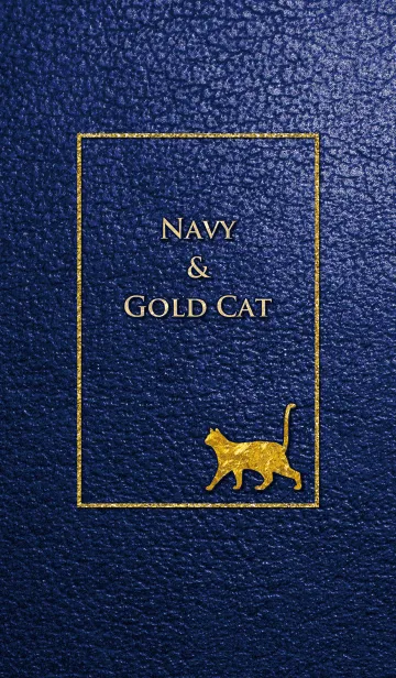 [LINE着せ替え] Navy ＆ Gold Cat *の画像1