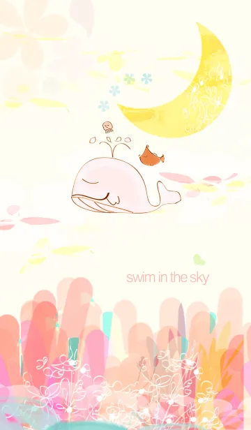 [LINE着せ替え] artwork_swim in the skyの画像1