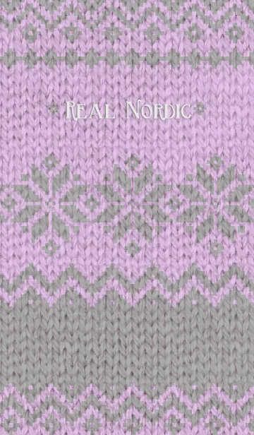 [LINE着せ替え] Real Nordic -Lilac-の画像1