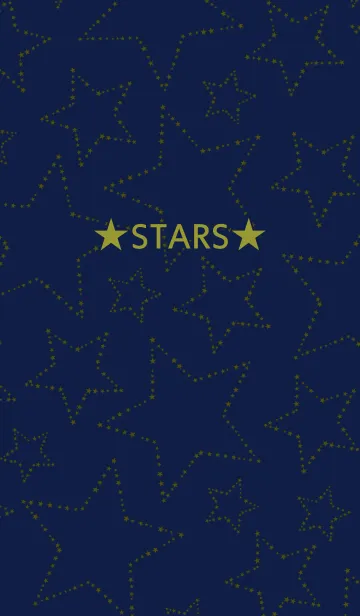 [LINE着せ替え] ★STARS★[Navy]の画像1