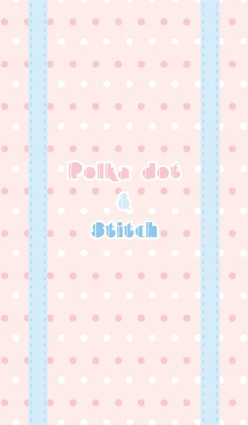 [LINE着せ替え] Polka dot ＆ Stitchの画像1