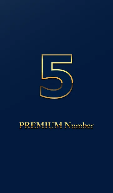 [LINE着せ替え] PREMIUM Number 5の画像1