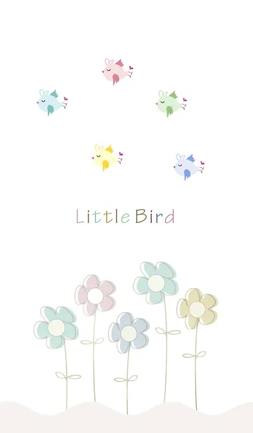 [LINE着せ替え] artwork_Little bird4の画像1