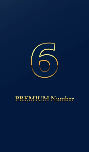 [LINE着せ替え] PREMIUM Number 6の画像1