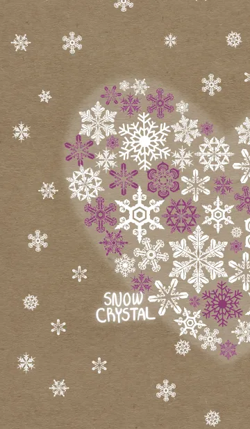 [LINE着せ替え] snow crystal_044_leftの画像1