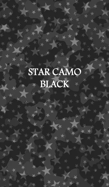 [LINE着せ替え] STAR CAMO [BLACK]の画像1