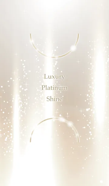 [LINE着せ替え] Luxury Platinum Shine*の画像1