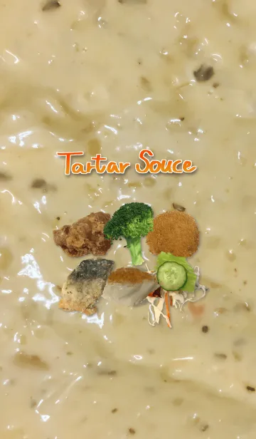 [LINE着せ替え] Tartar sauce タルタルソースの海にダイブの画像1