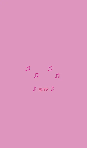 [LINE着せ替え] PinkPink-LovelyNotes-Themeの画像1