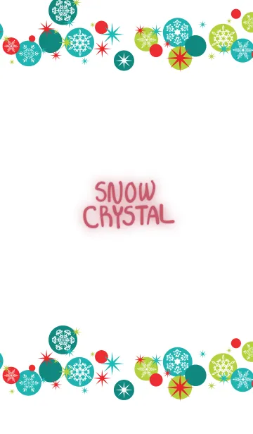 [LINE着せ替え] snow crystal_064の画像1