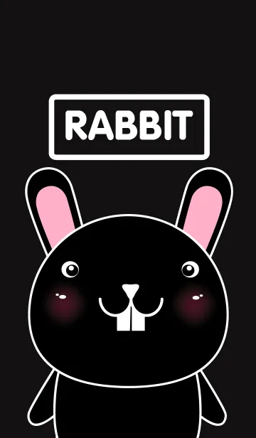 [LINE着せ替え] Little Black Rabbit Theme(jp)の画像1