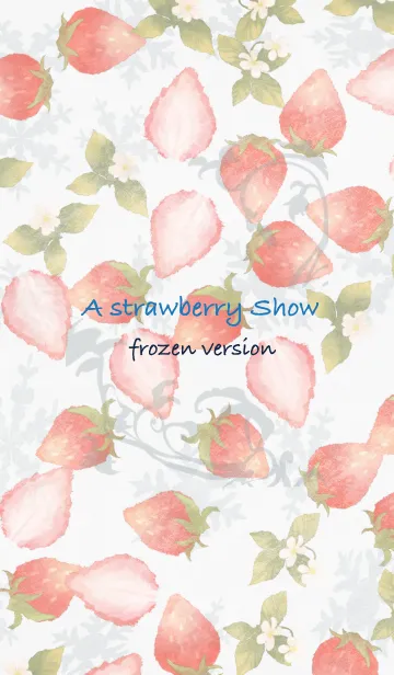 [LINE着せ替え] A strawberry Show ---frozen version---の画像1