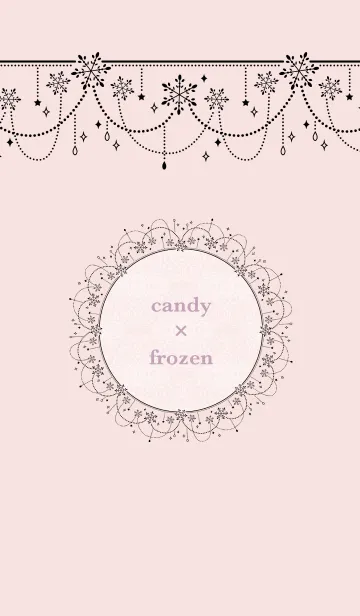 [LINE着せ替え] Candy × frozenの画像1