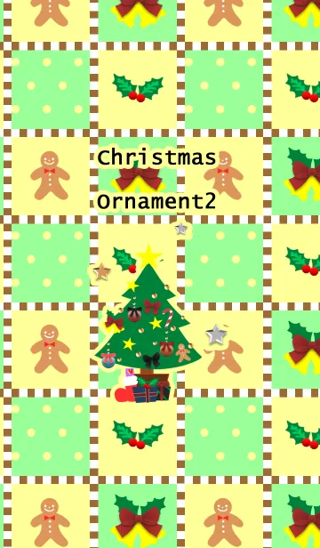 [LINE着せ替え] クリスマス(オーナメント2)の画像1