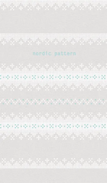 [LINE着せ替え] nordic pattern*grayの画像1