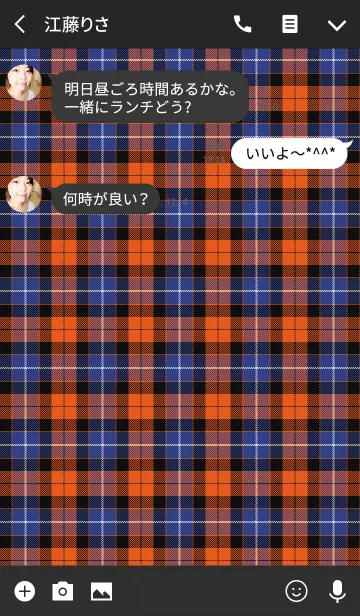 [LINE着せ替え] TARTAN CHECK COLLECTION #29の画像3