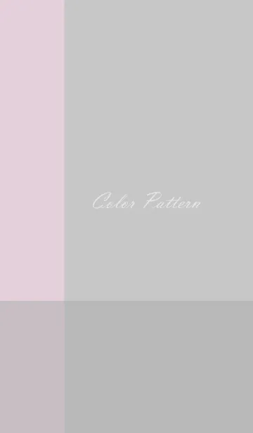 [LINE着せ替え] Color Pattern -Pink＋Gray-の画像1