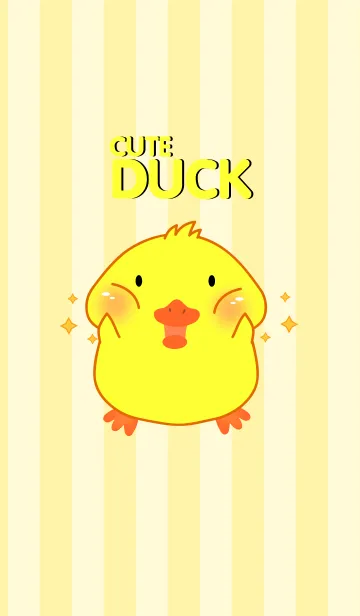 [LINE着せ替え] Cute Fat Duck Theme(jp)の画像1