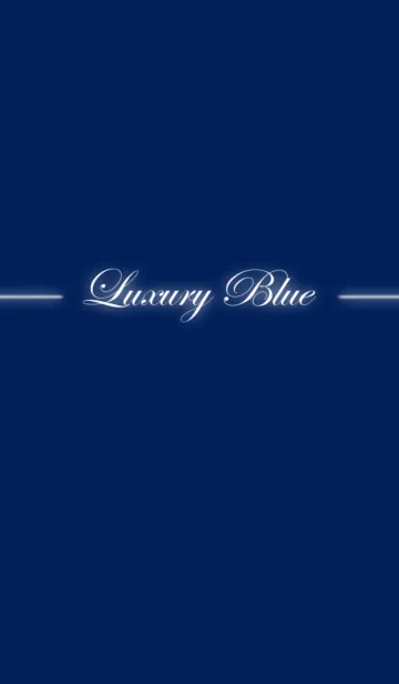 [LINE着せ替え] Luxury Blueの画像1