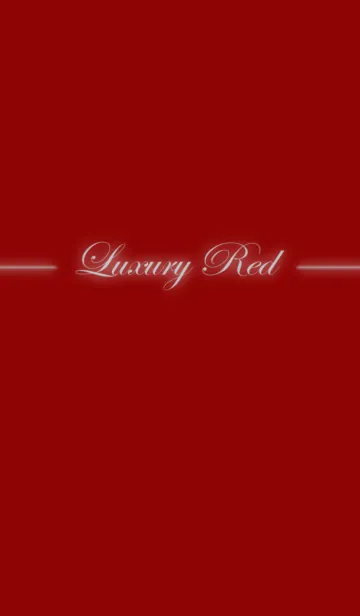 [LINE着せ替え] Luxury Redの画像1