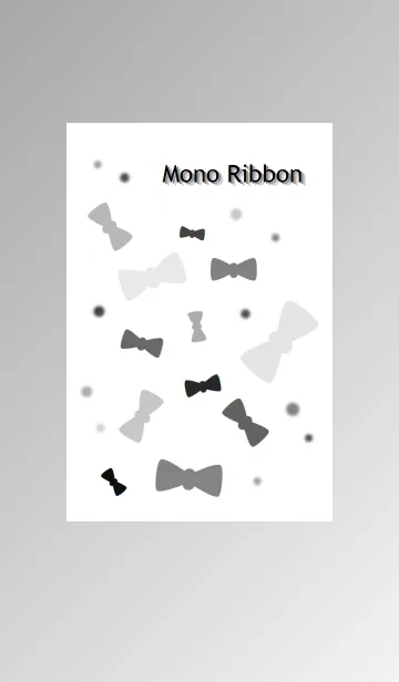 [LINE着せ替え] MONO RIBBONの画像1