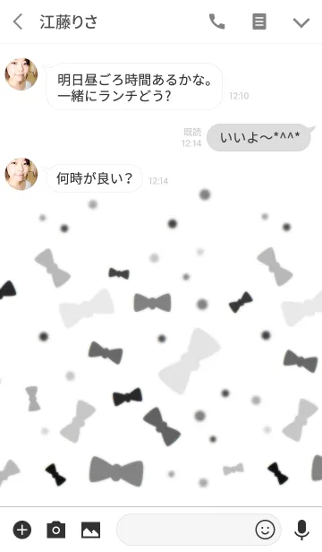 [LINE着せ替え] MONO RIBBONの画像3