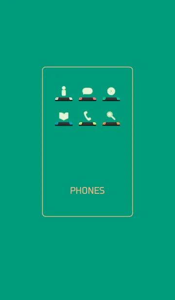 [LINE着せ替え] Simple Phonesの画像1