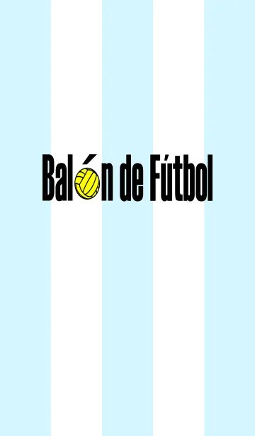 [LINE着せ替え] Balon de Futbol <Sky-Blue/White>の画像1