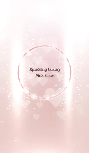 [LINE着せ替え] Sparkling Luxury -Pink Heart-*の画像1