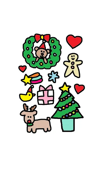 [LINE着せ替え] リロちゃん クリスマスの画像1