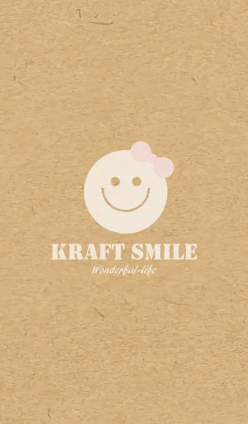 [LINE着せ替え] KRAFT SMILE -Ribbon-の画像1