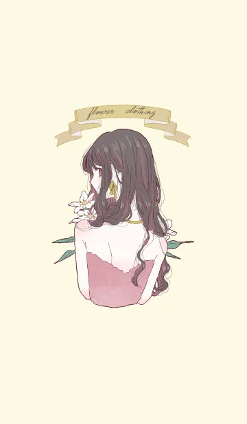 [LINE着せ替え] flower clothingの画像1