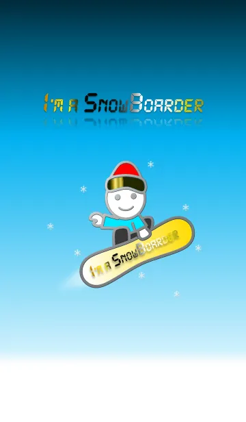 [LINE着せ替え] I'm a Snowboarder(スノーボーダー)の画像1