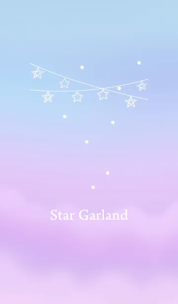 [LINE着せ替え] Star Garlandの画像1