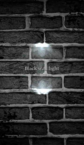 [LINE着せ替え] Black wall light*の画像1