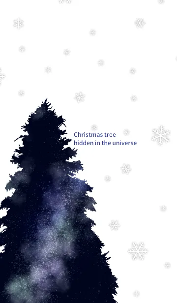 [LINE着せ替え] Christmas tree hidden in the universeの画像1