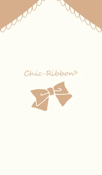 [LINE着せ替え] Chic Ribbon.の画像1