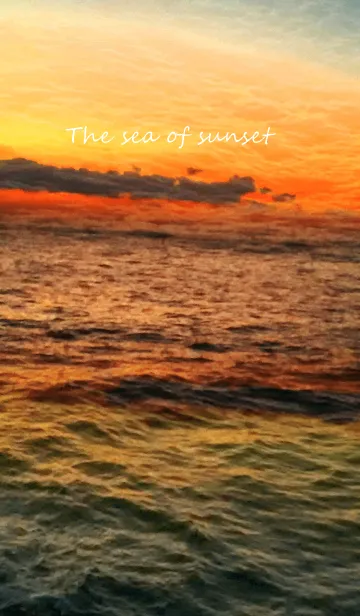 [LINE着せ替え] The sea of sunsetの画像1