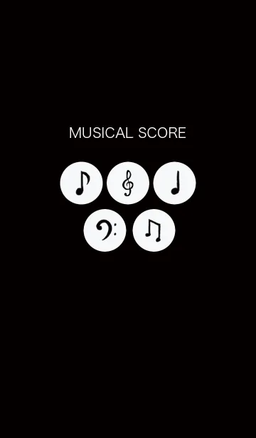 [LINE着せ替え] MUSICAL SCORE.の画像1