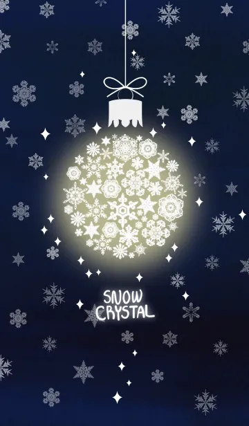 [LINE着せ替え] snow crystal_075の画像1