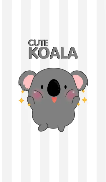 [LINE着せ替え] Cute Fat Koala Theme(jp)の画像1