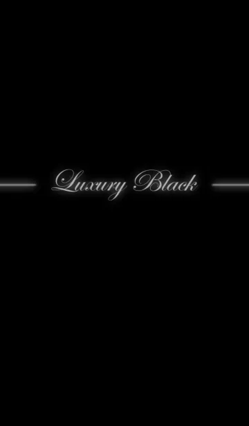 [LINE着せ替え] Luxury Black.の画像1