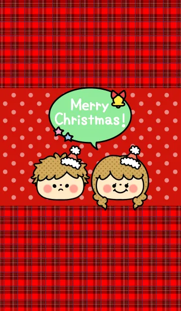 [LINE着せ替え] 「かわいいクリスマス」の着せかえ♡の画像1