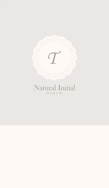 [LINE着せ替え] INITIAL -T- Naturalの画像1