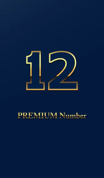 [LINE着せ替え] PREMIUM Number 12の画像1