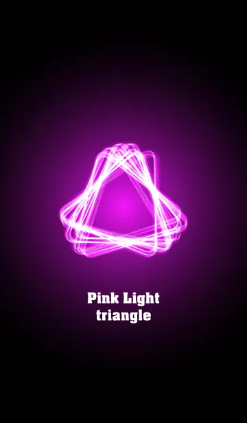 [LINE着せ替え] Pink light triangle.の画像1