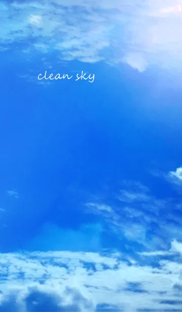 [LINE着せ替え] clean skyの画像1