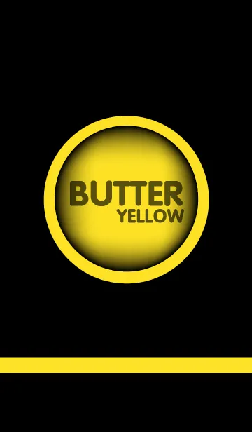 [LINE着せ替え] butter yellow in black theme(JP)の画像1