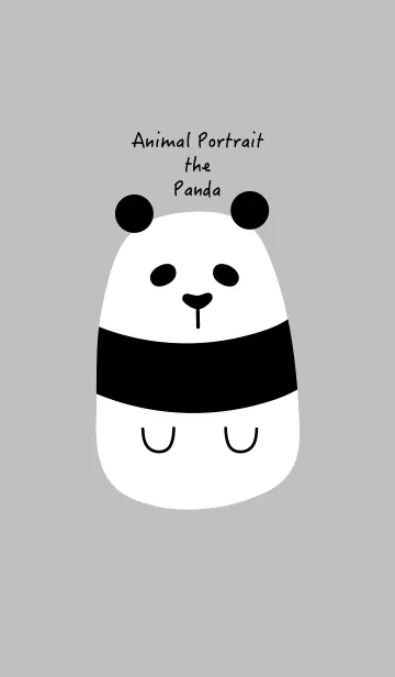 [LINE着せ替え] Animal Portrait - The Pandaの画像1