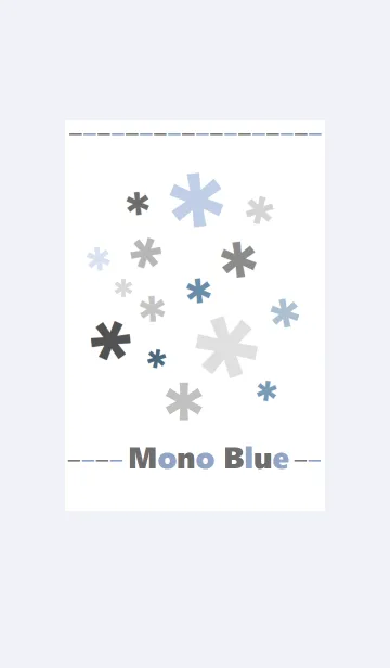 [LINE着せ替え] MONO BLUEの画像1